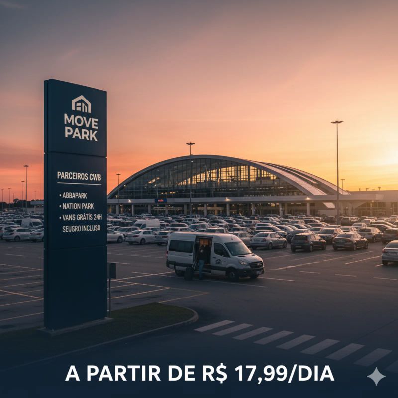 Estacionamento Aeroporto Curitiba (CWB): A Solução Econômica e Segura com a Move Park