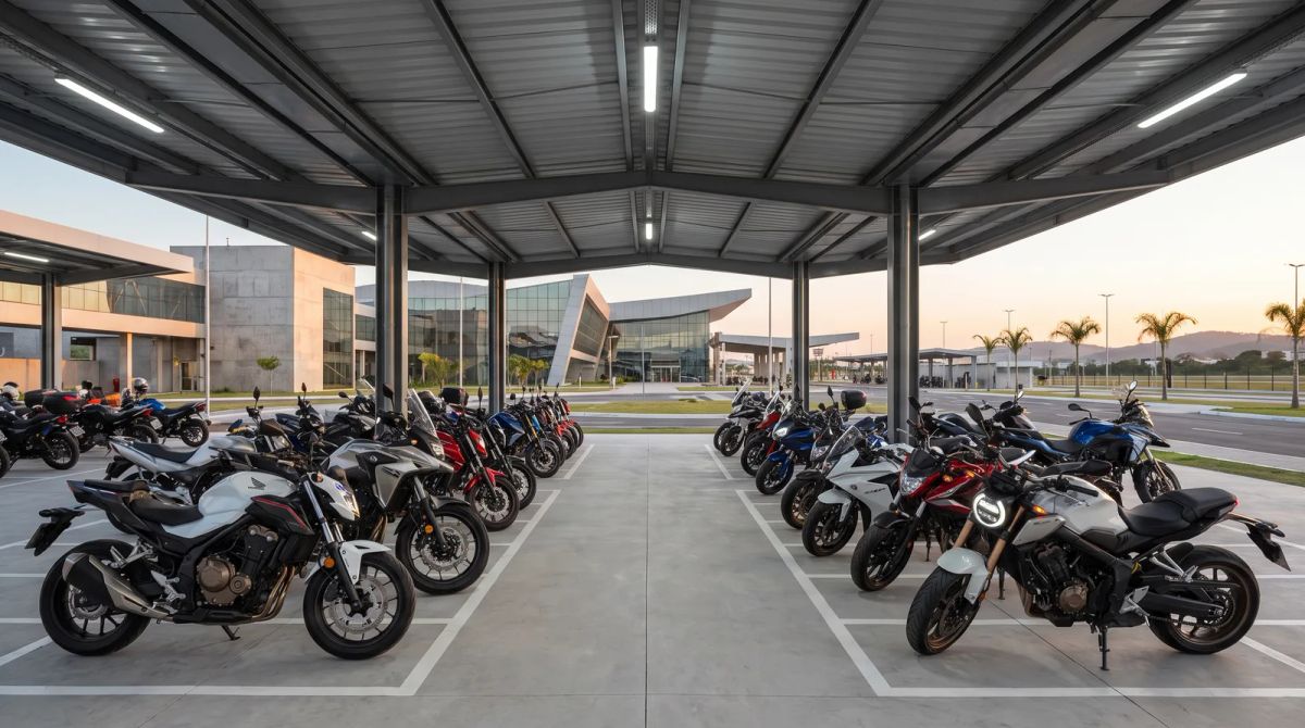 Estacionamento de moto no aeroporto de Confins: o guia do Pátio Motos