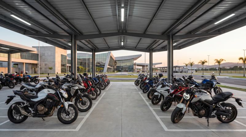 Estacionamento de moto no aeroporto de Confins: o guia do Pátio Motos