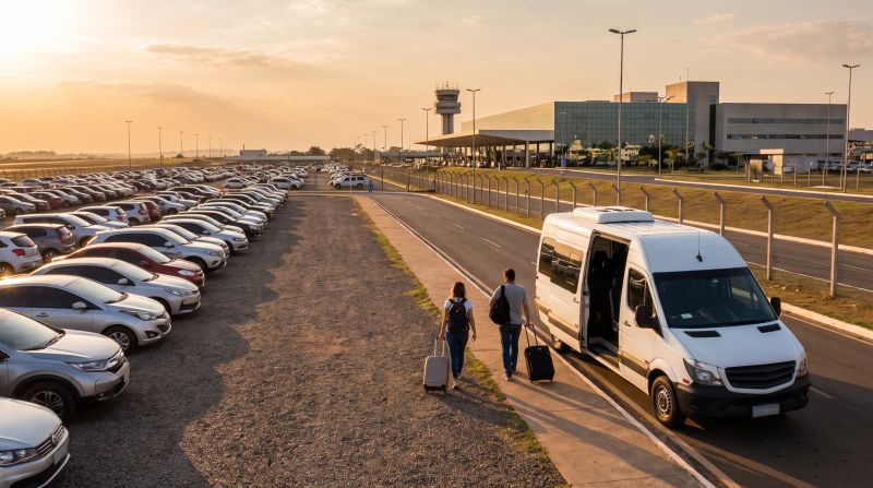 Estacionamento perto do aeroporto de Viracopos: o tempo real
