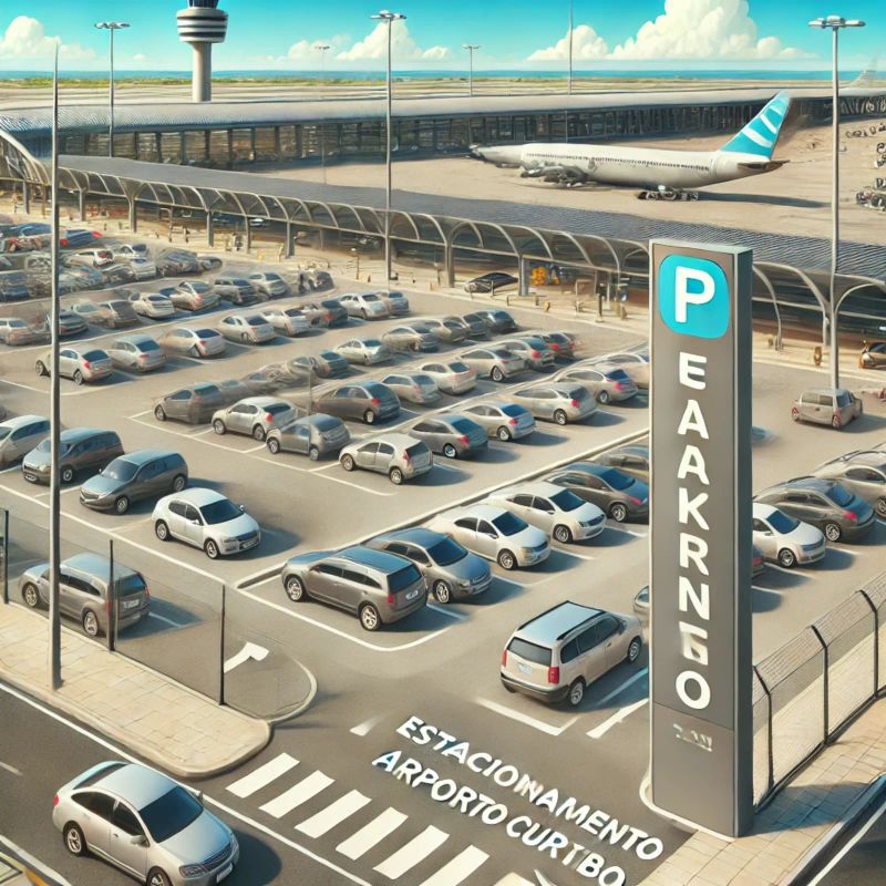 TOP 3 estacionamentos do Aeroporto de Curitiba em 2026